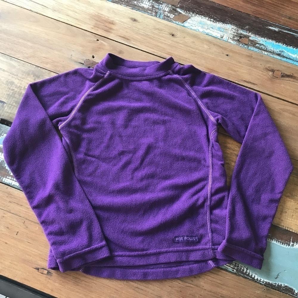 Hot Paws - Purple sweater for Girl Size S